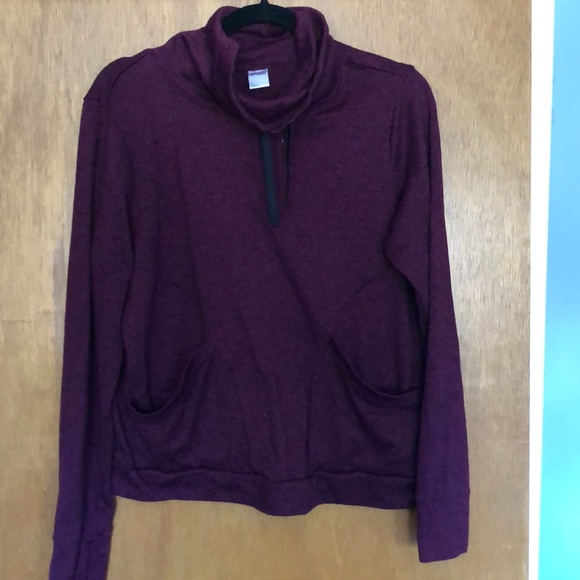 Cowl neck pocketed sweater - Picture 1 of 5